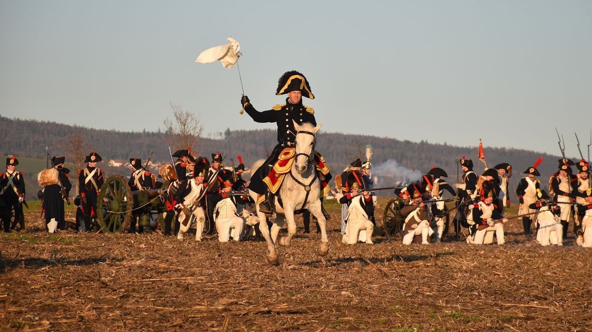 Napoleon předvede na bojišti pod Santonem legendární Lví skok